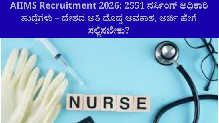 AIIMS Recruitment 2026