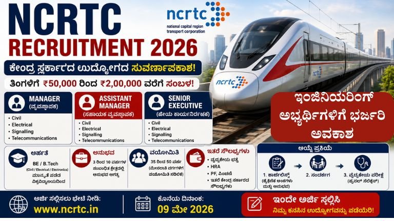 NCRTC Recruitment 2026