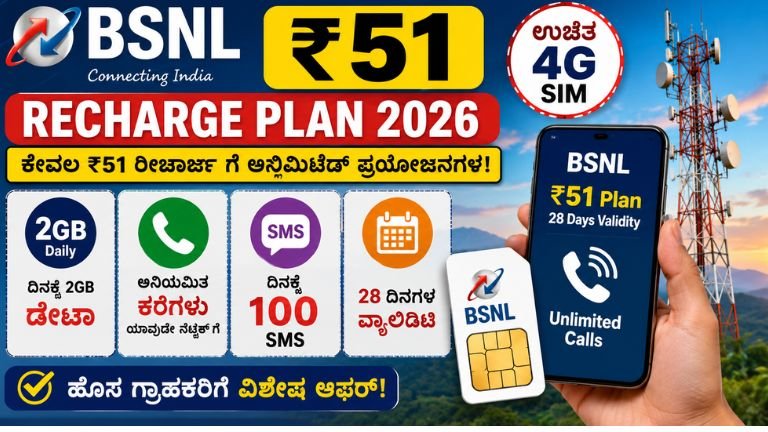 BSNL 51 Recharge Plan 2026