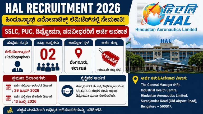 HAL Recruitment 2026