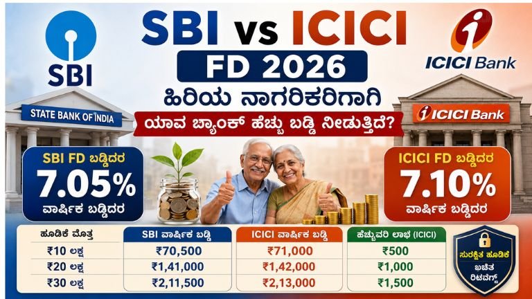 SBI vs ICICI FD 2026